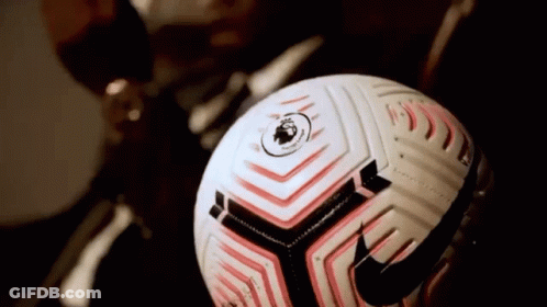 Nike Soccer Ball With Premier League Logo GIF