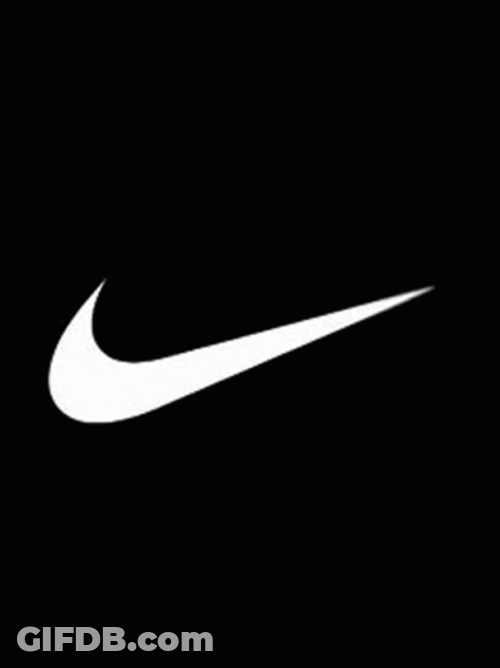 Nike Swoosh Logo Animation GIF