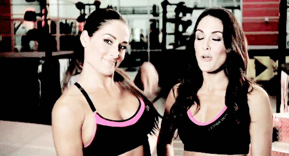 Nikki Bella Brie WWE Close Cute Sisters GIF
