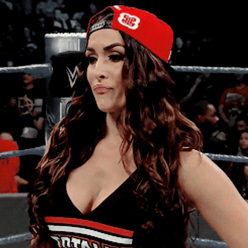 Nikki Bella WWE Confident Look Stare GIF