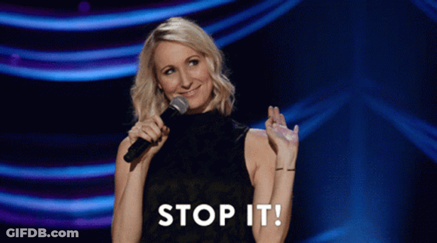 Nikki Glaser Oh Stop It GIF