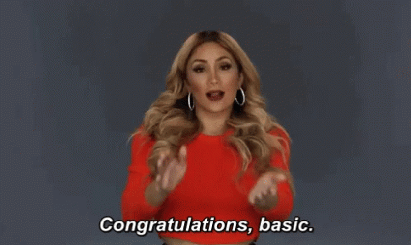Nikki Muddaris Sarcastic Congratulations GIF