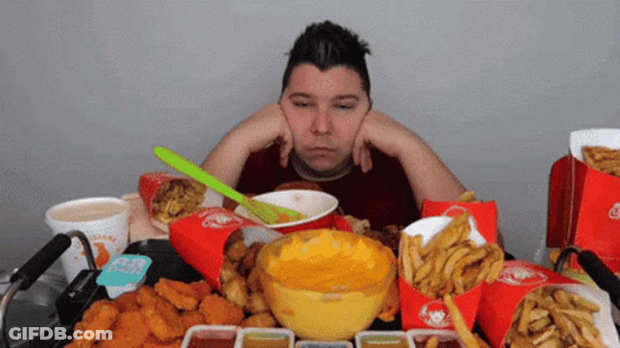 Nikocado Avocado Angry Throws Food GIF
