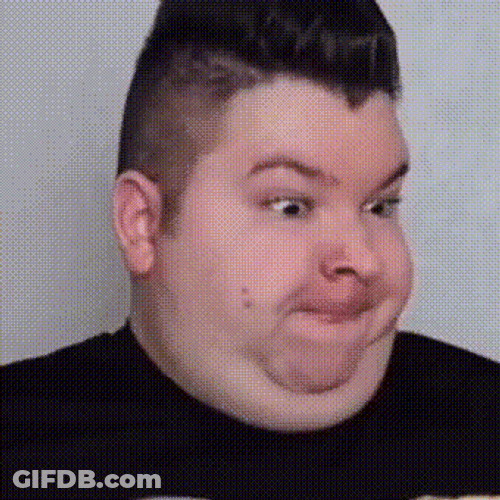 Nikocado Avocado Blinking GIF