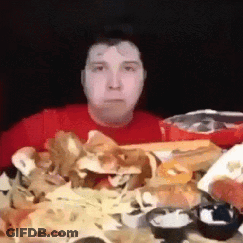 Nikocado Avocado Trashing His Food GIF