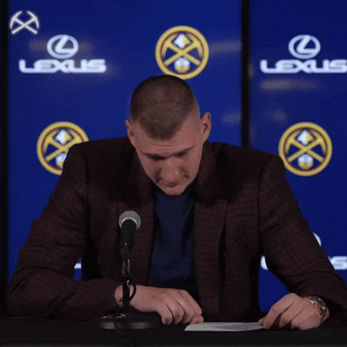 Nikola Jokic Funny Falling GIF