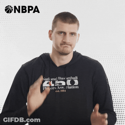 Nikola Jokić Slow Clap Real Mvp GIF