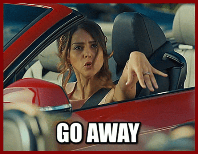 Nilay Duru Inside The Car Go Away GIF