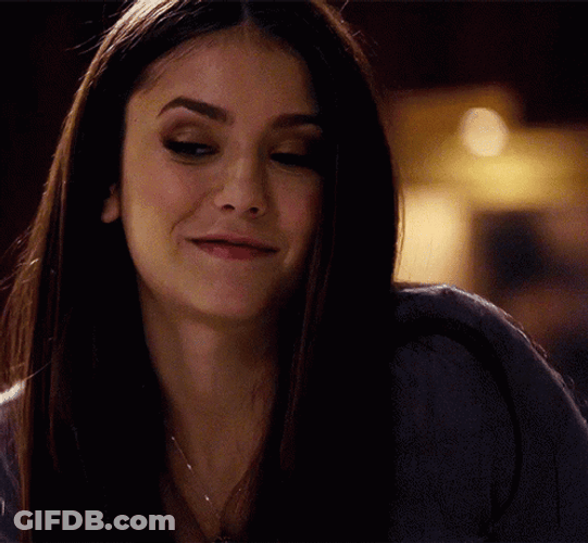 Nina Dobrev Calm Smile GIF