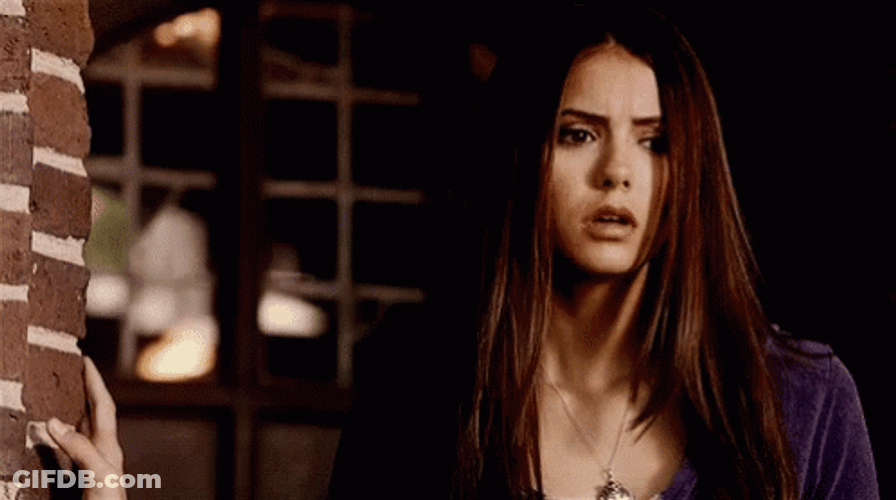 Nina Dobrev Shocked Face GIF