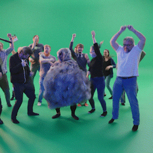 Nine Eight Central Green Screen Party GIF