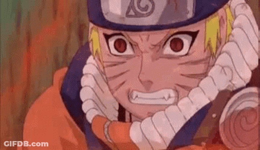 Nine Tails Naruto Chakra GIF