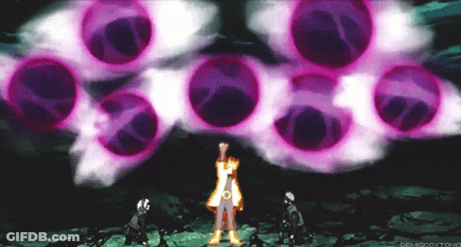 Nine Tails Naruto Chakra Power GIF