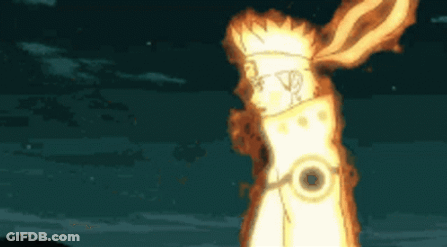 Nine Tails Naruto Jinchuriki Kurama GIF
