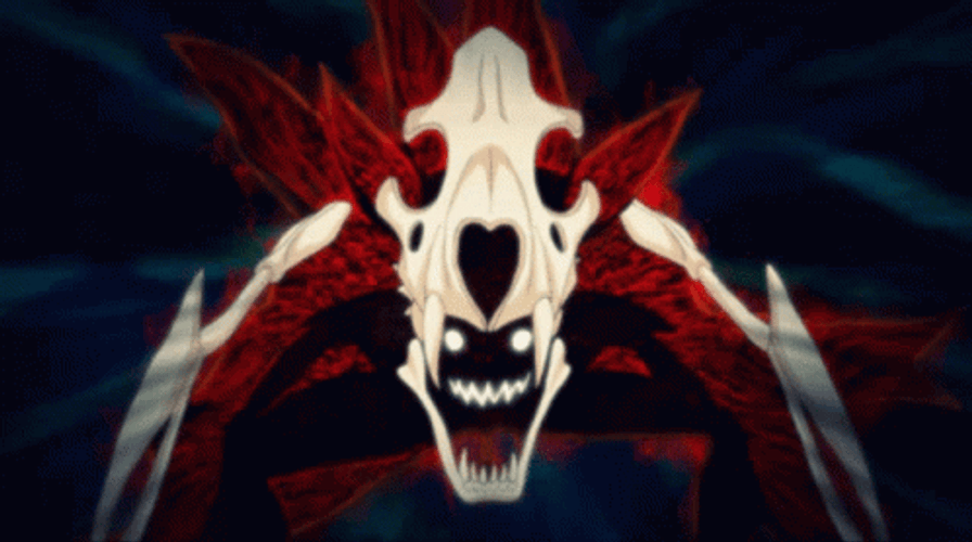 Nine Tails Naruto Six-Tails Transformation GIF