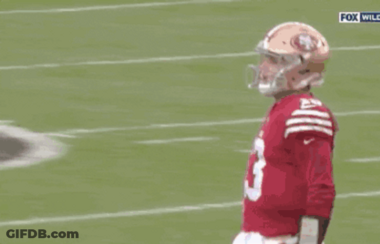 Niners Brock Purdy Gets Intense GIF