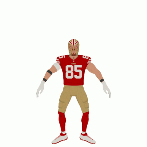 Niners George Kittle Animation GIF