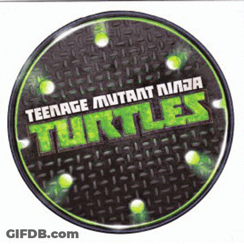 Ninja Turtle 3D Character Collage GIF
