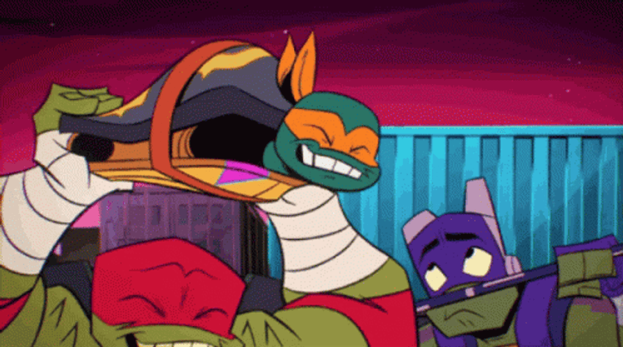 Ninja Turtle Funny Faces Tmnt GIF