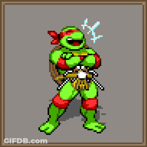 Ninja Turtle Laugh Out Loud GIF
