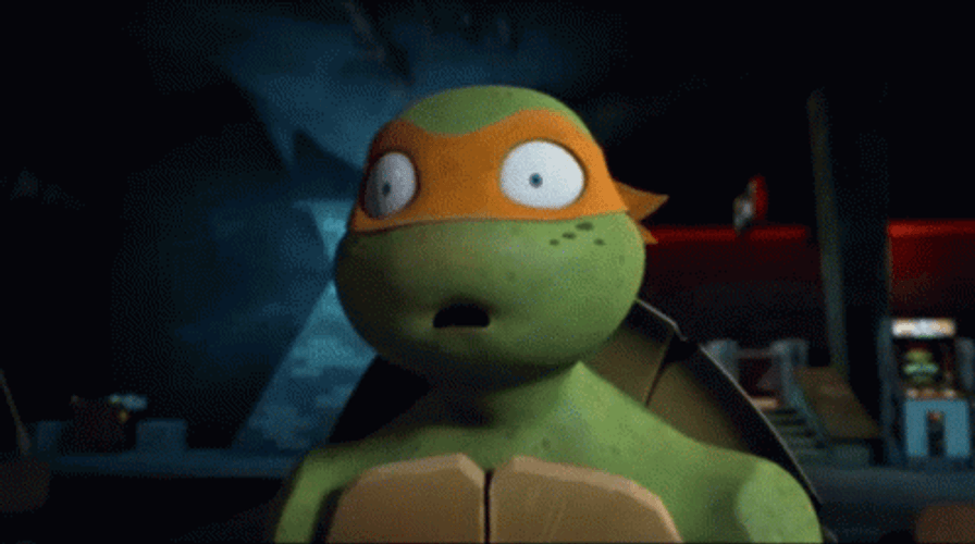 Ninja Turtle Leonardo Head Explode GIF
