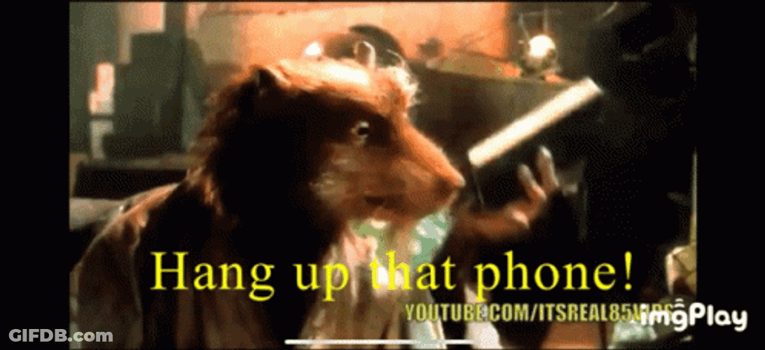 Ninja Turtles Hang Up That Phone GIF