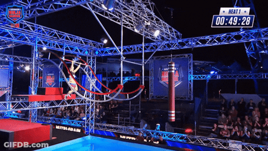 Ninja Warrior Missed It By That Much Missed GIF