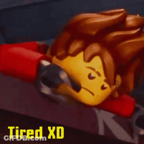 Ninjago Kai Tired Rest GIF