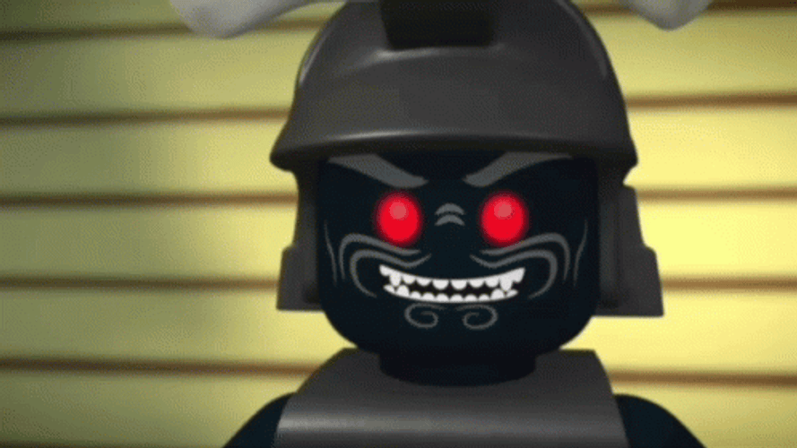 Ninjago Lord Garmadon Eat Larva Wink GIF