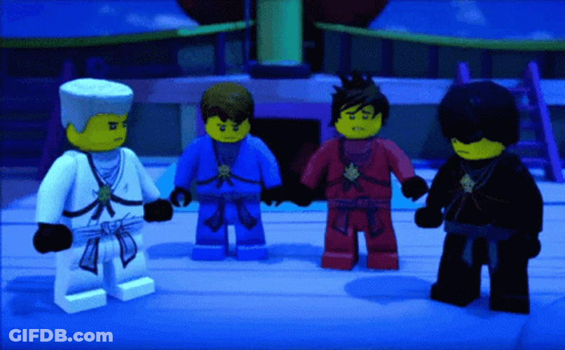 Ninjago Sad Boys Walk Away GIF