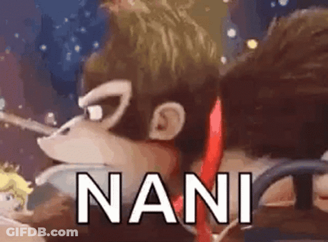 Nintendo Donkey Kong Nani GIF