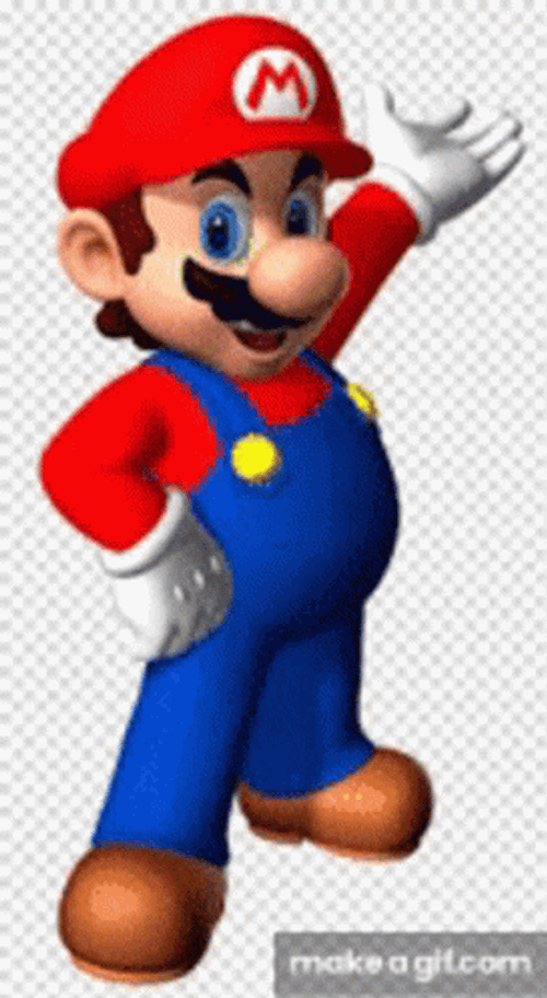 Nintendo Super Mario Different Poses GIF