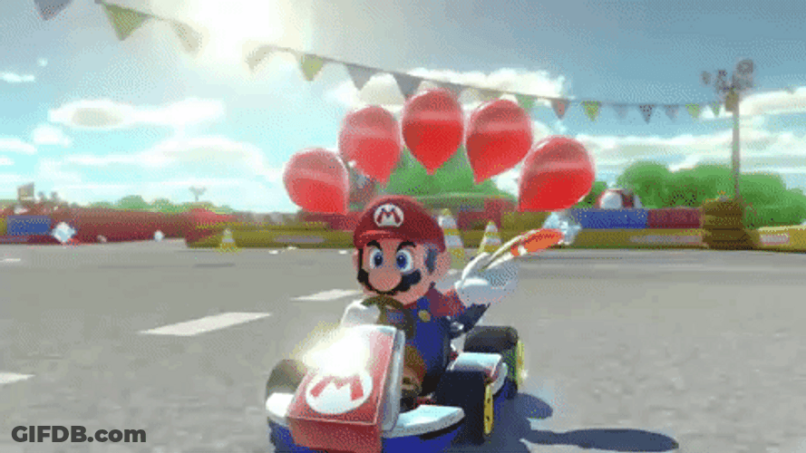 Nintendo Super Mario Kart Racing GIF