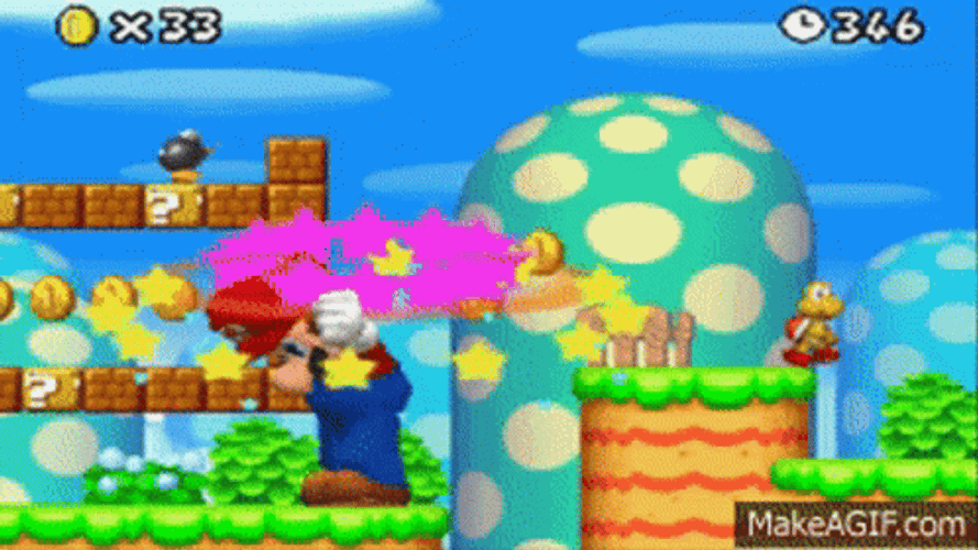 Nintendo Super Mario Powers Up To Mega Mario GIF