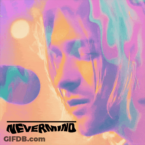 Nirvana Nevermind Album Cover Woman GIF