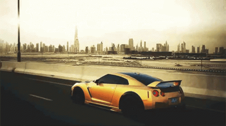 Nissan Carbon And Gold Cool Cars GIF