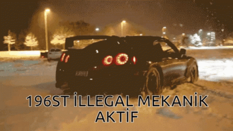 Nissan Skyline R34 High Speed Driving GIF