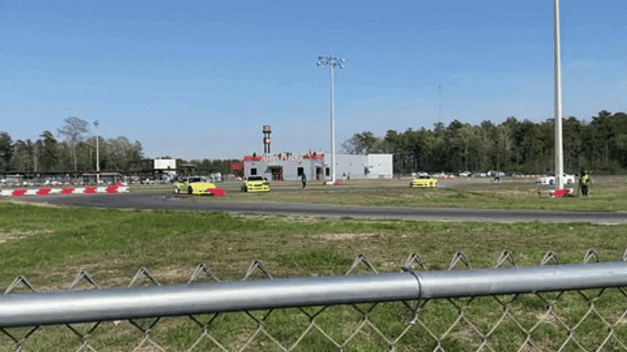 Nissan Skyline R34 Lightning Yellow Drifting GIF