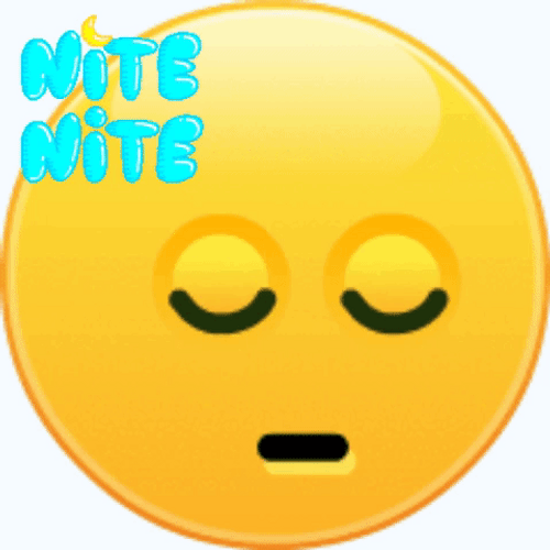 Nite Nite Sleeping Snoring Emoji Car GIF