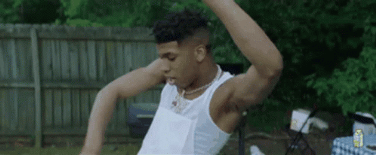 NLE Choppa BBQ Party Dance GIF