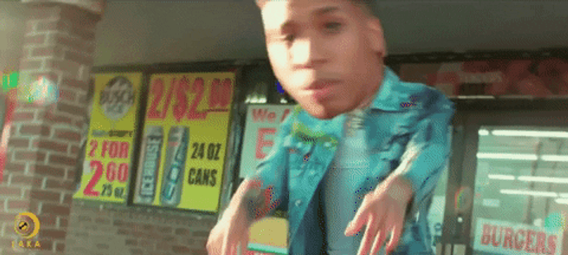 NLE Choppa Big Head GIF