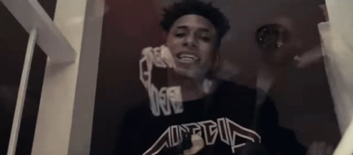 NLE Choppa Gun Party GIF