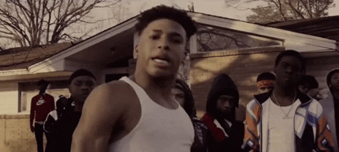 NLE Choppa Pumped Up Jump GIF