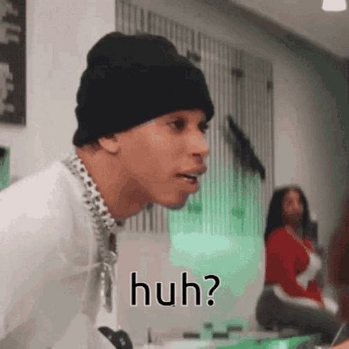 NLE Choppa Saying Huh GIF