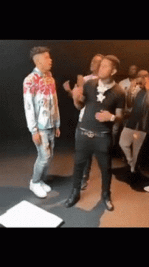 NLE Choppa Shake Dance GIF