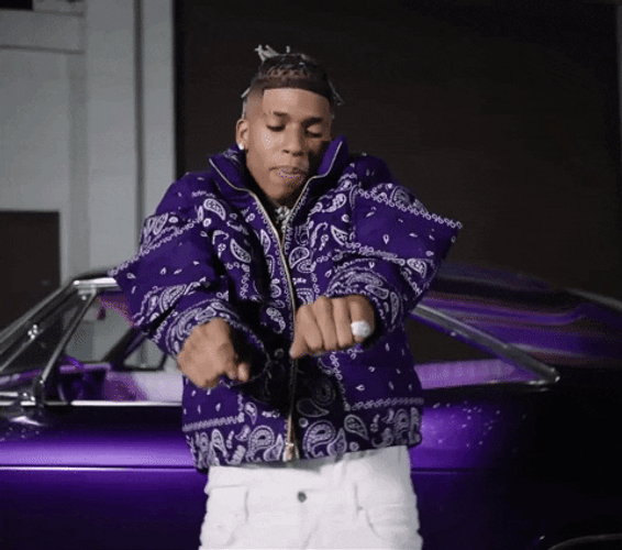 NLE Choppa Vibing GIF