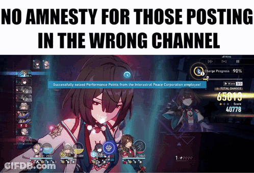 No Amnesty Wrong Channel Game Screenshot GIF