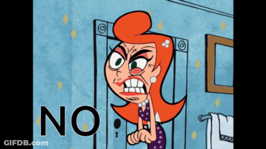 No Angry Face GIF