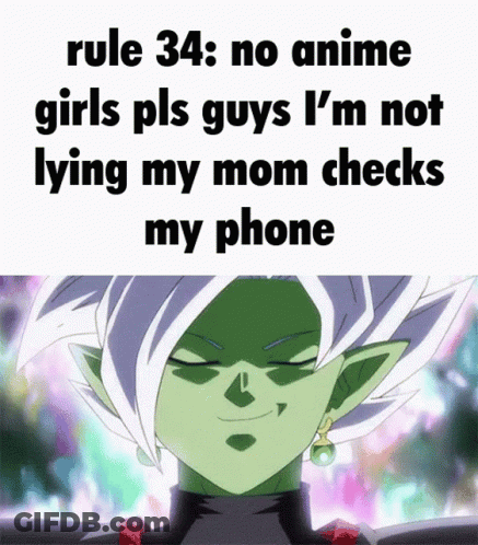 No Anime Girls Mom Checks Phone GIF