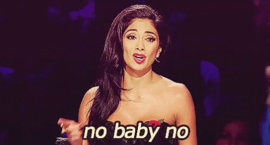 No Baby No Nicole Scherzinger GIF